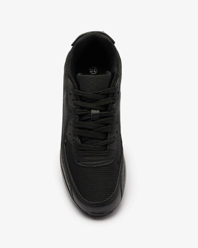 Women's lace-up sports shoes in black color Toremi - Footwear