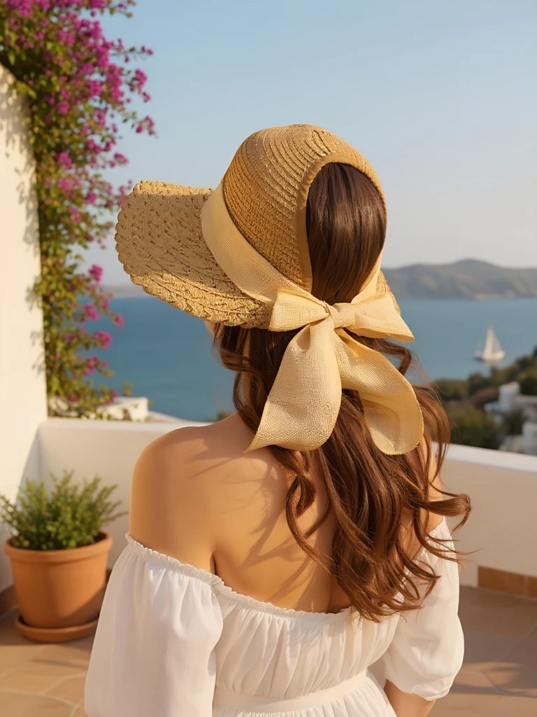 Royalfashion Women's straw hat Mira Flare