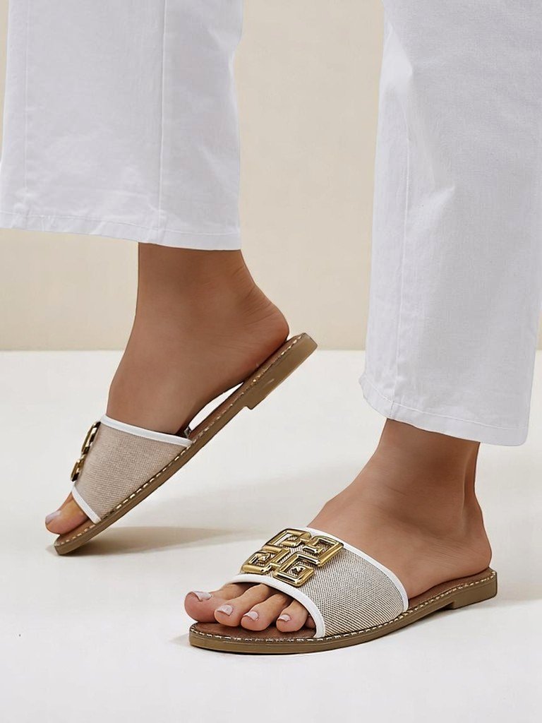 Royalfashion Women's flat-sole slippers Rorole