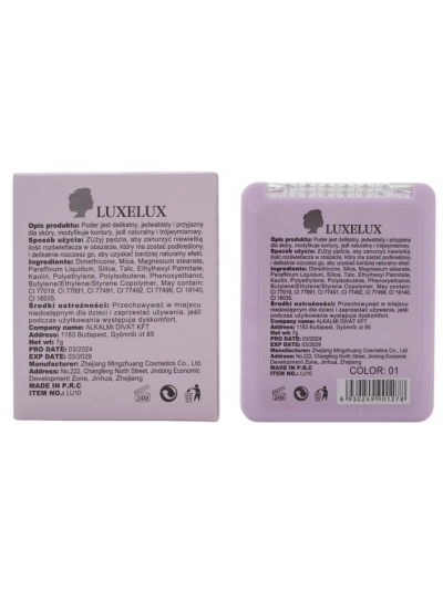 Luxelux nospiests izgaismotājs sejas 01 7g