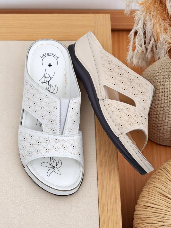 Royalfashion Women's Platform Flip-Flops Nova Step