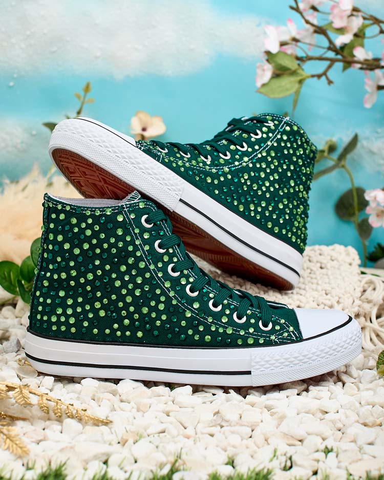 Royalfashion Women's sequined sneakers Shis