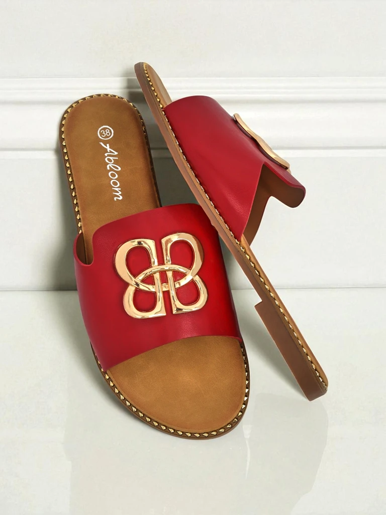 Royalfashion Women's flat sole slippers Heraklia