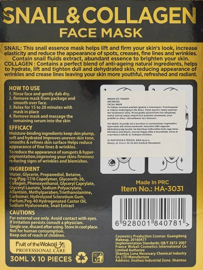 HydraVenus Collagen Snail Mask - intenzivna hidratacija i regeneracija kože