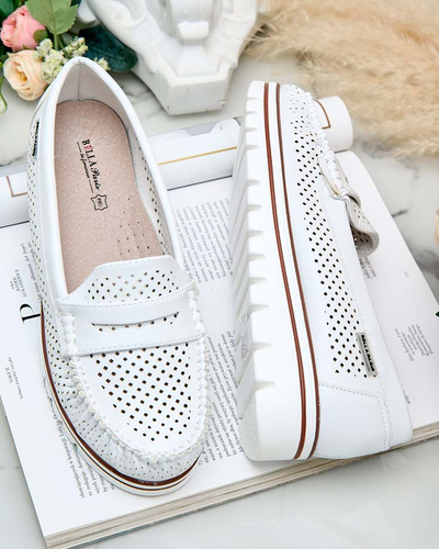 Royalfashion Openwork women's moccasins Leteller