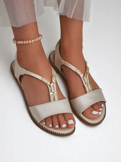 Royalfashion Naiste sandaalid dekoratiivsete rihmadega Siena Glow