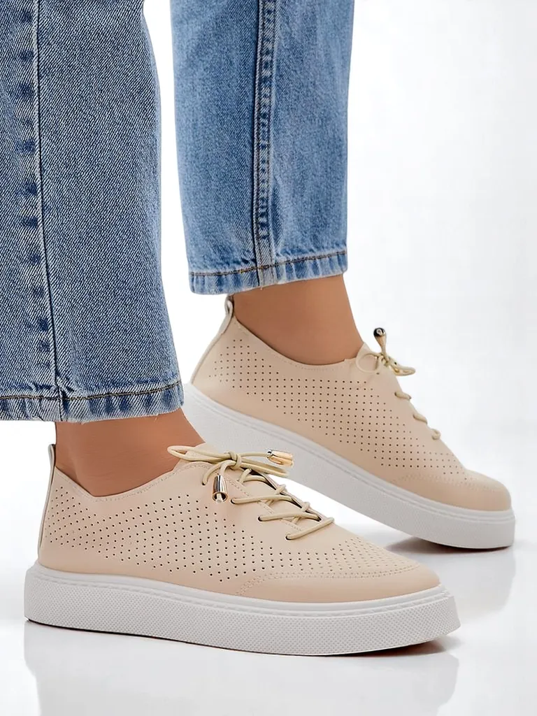 Royalfashion Sieviešu perforētās mežģīņu sporta apavi Vaned