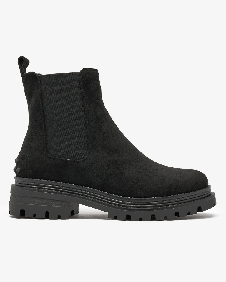 Royalfashion Melni sieviešu siltinātie zābaki Comfy Walk