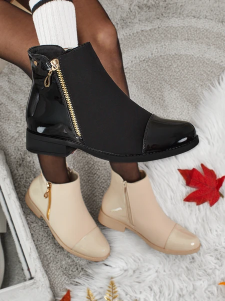 Women's eco-leather ankle boots Serelith