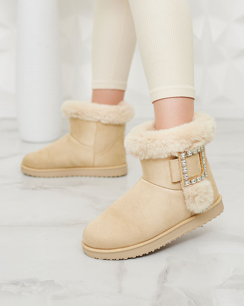 Royalfashion Женские сапоги a'la snow boots с орнаментом Galaes