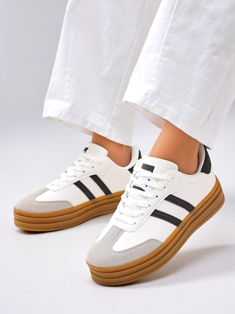 Royalfashion Women's sporty sneakers with a rubber sole Allexx