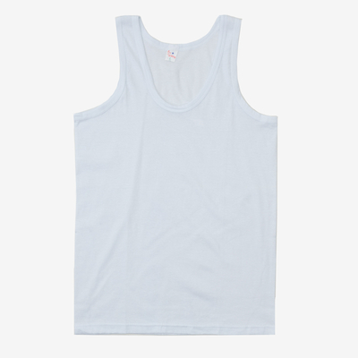 White men's sleeveless T-shirt - Clothing