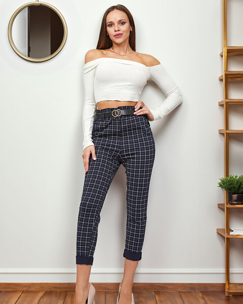 Royalfashion Women's checkered pants