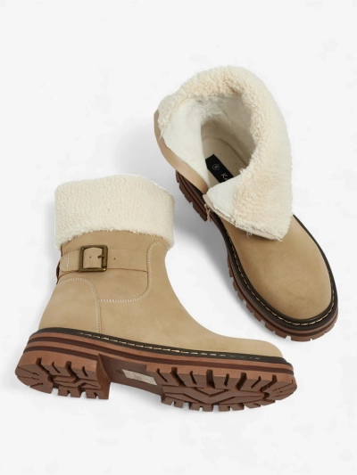 Merli Eco-Leather Women's Ankle Boots with Sheepskin