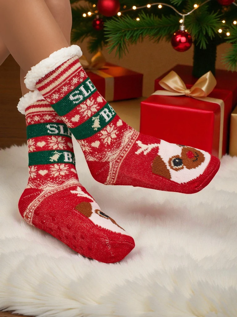 MerryCozy Women's Insulated Christmas Socks