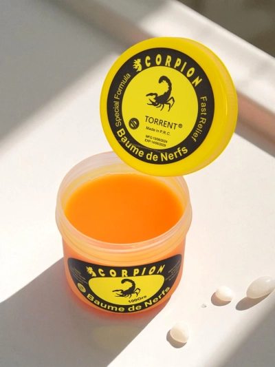 Balm with scorpion venom extract for muscle and joint pain