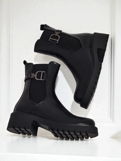 Women's high eco-leather ankle boots Ovella