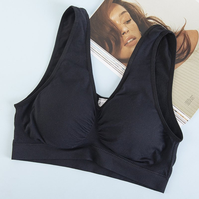 Women's Black Sports Bra - Underwear