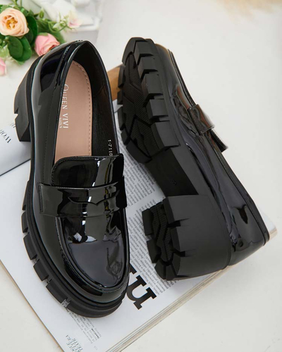 Royalfashion Women's moccasins on a low post Denebel