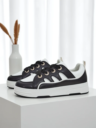 Royalfashion Women's Sneakers with Thick Sole Assaqi