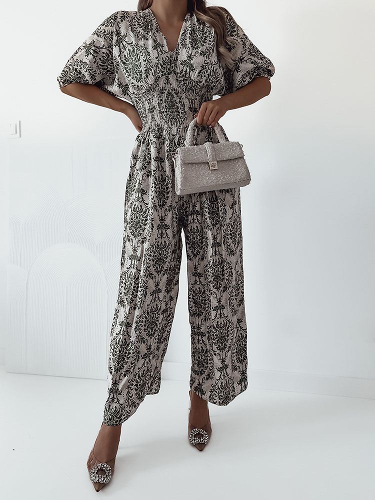 Royalfashion Patterned women's jumpsuit