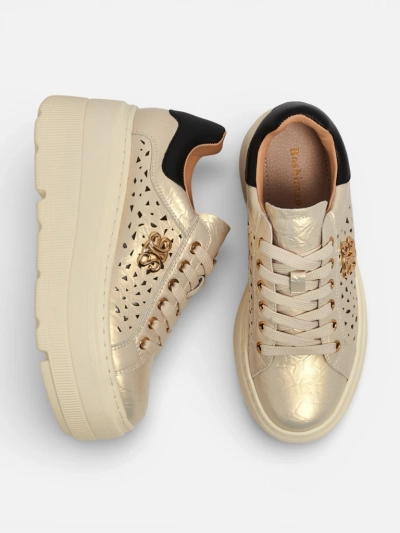 Atelle Women's Openwork Sports Sneakers Made of Natural Leather