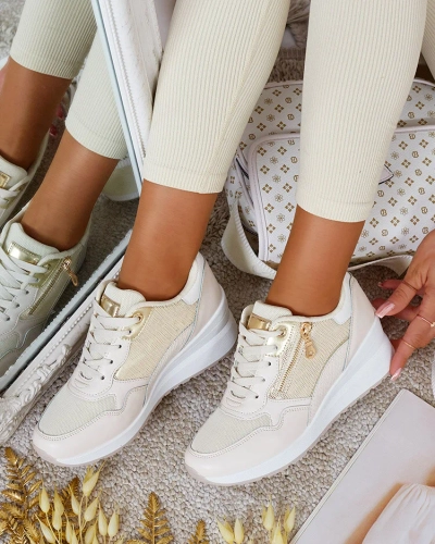 Royalfashion Women's sporty sneakers on a Nentas catskin