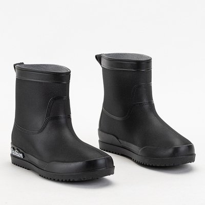 Черные женские резиновые сапоги Aqapi