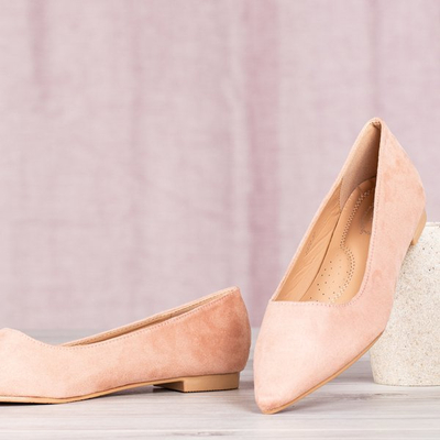 Pink ballerinas with Revissel&#39;s toe nose - Footwear 1