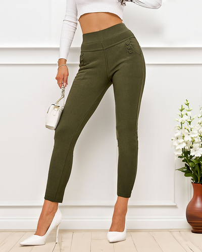Royalfashion Женские утепленные брюки-теггинсы