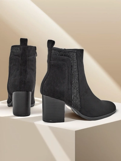 Royalfashion Women's heeled ankle boots Venotto