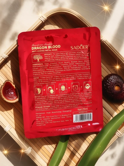 Sadoer Vitalis Dragonis Маска Против Морщин Ganoderma Lucidum 25ml