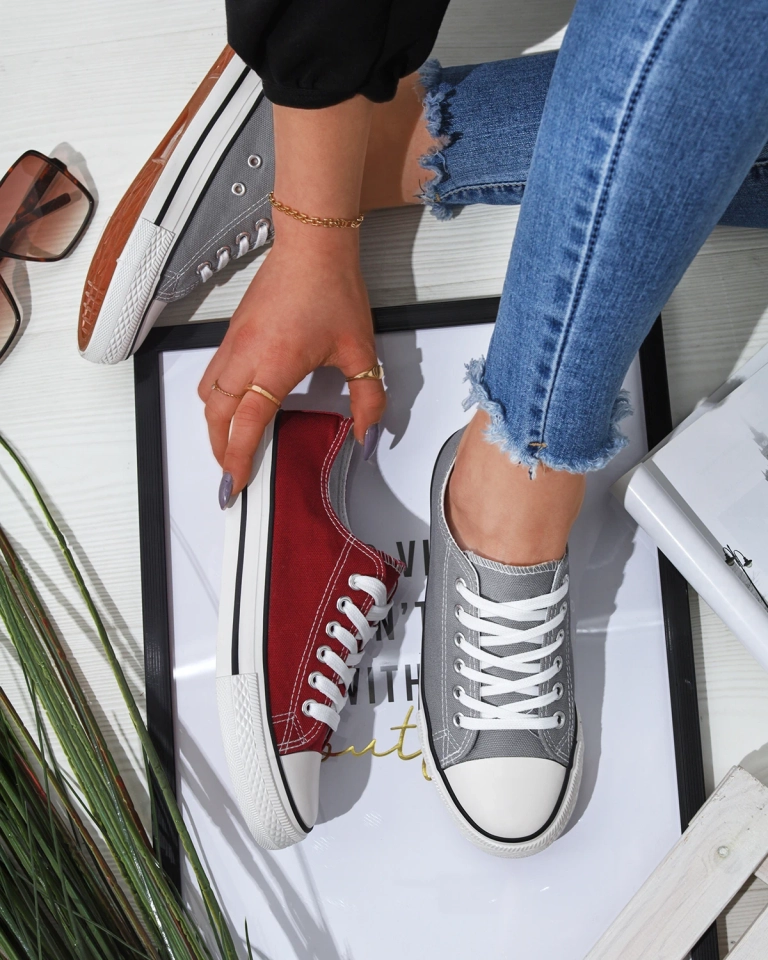 Maroon Portabella Women's Sneakers - Footwear