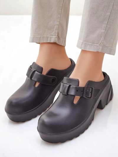 Royalfashion Women's rubber heeled sandals Voxones