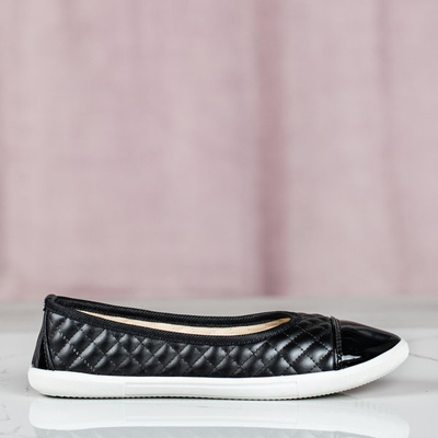Black slip on with Fatima quilted upper - Footwear