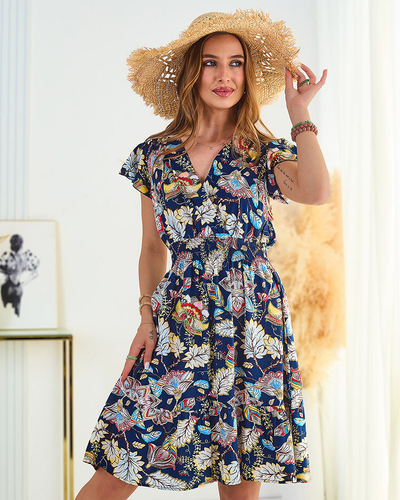 Royalfashion Women's floral mini dress