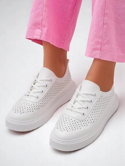 Royalfashion Women's Ażurowe Sporty Lace-Up Shoes Adette