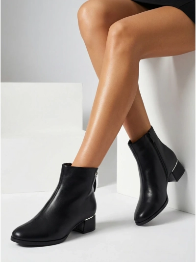 Women's Arshinea Faux Leather Heeled Ankle Boots