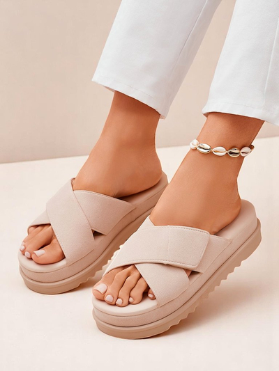 Royal Fashion Women's Flat Sandals Evre