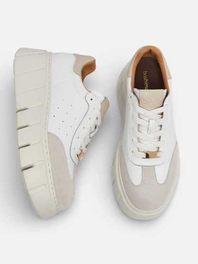 Sportowe sneakers damskie ze skóry naturalnej Taures Lav