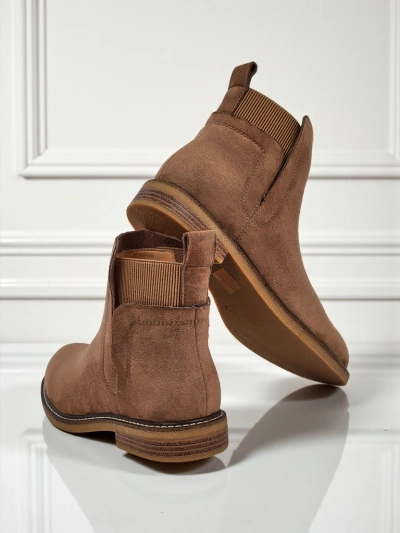 Women's Chelsea-style ankle boots made of eco-suede Veysi