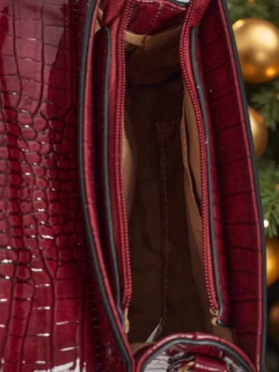 Lakierowana Borża żgħira tan-nisa Lunaya tal-ġilda eko