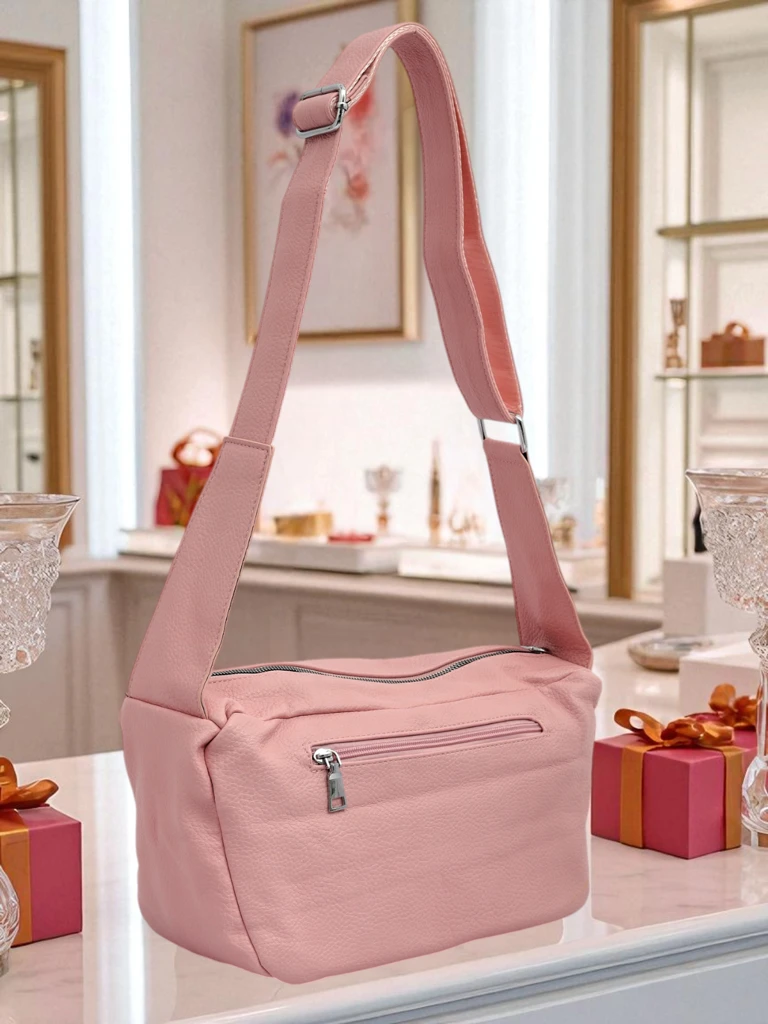 Royalfashion Malgranda sinjora sako el eko-ledo Lyra Vell