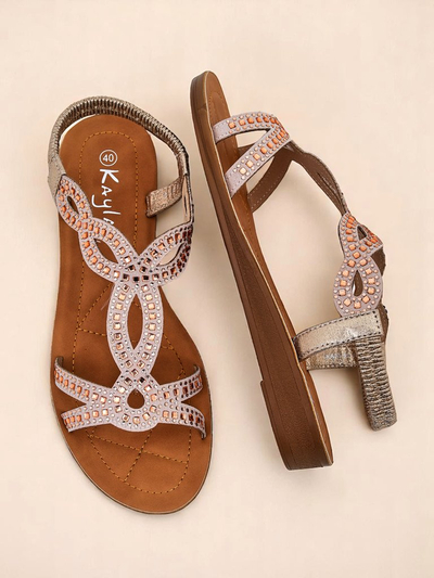 Royalfashion Женские сандалии с декоративными ремешками Lola Grace