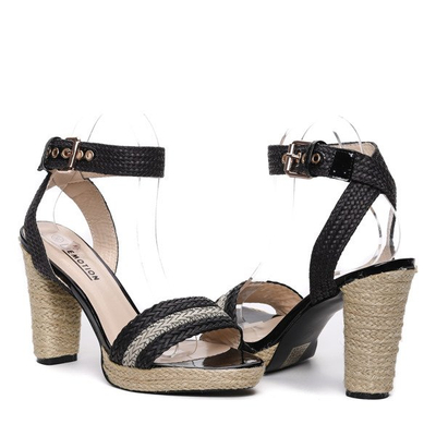 Black sandals on the Kaydence post - Footwear 1