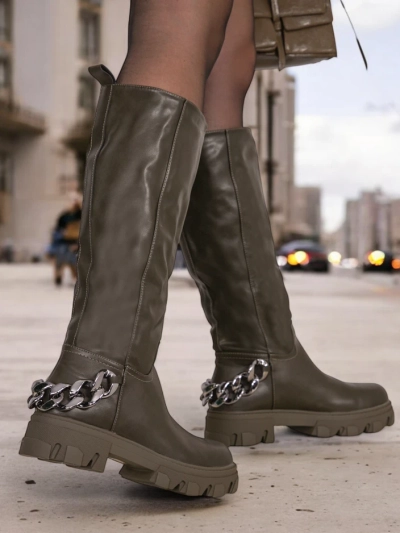 Royalfashion Sieviešu augstpapēžu zābaki Defesisa