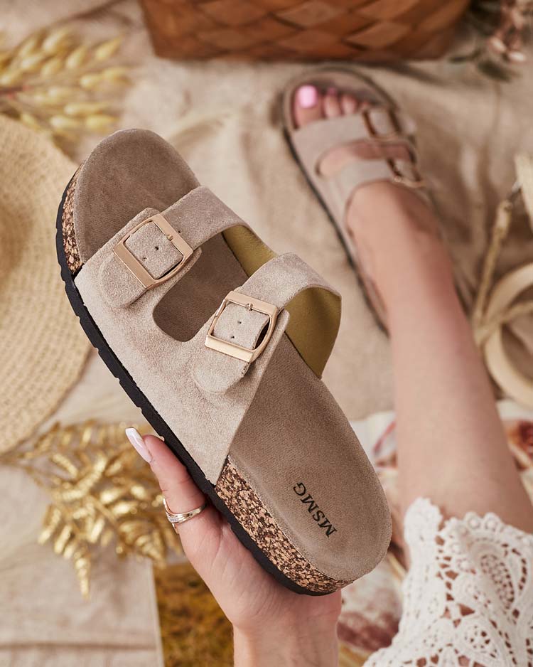 Royalfashion Sieviešu čības ar sprādzēm Foumy