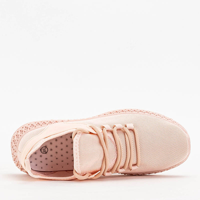 OUTLET Light pink Modika women's sports shoes - Footwear