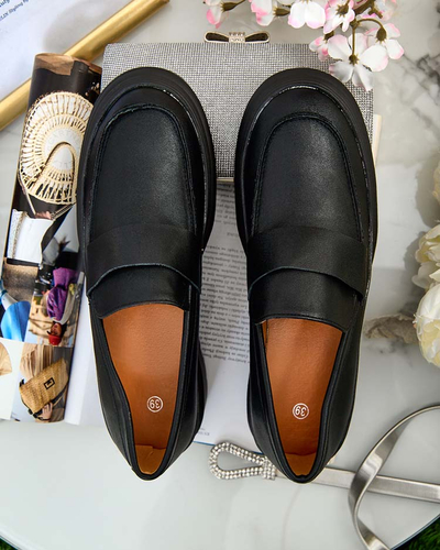 Elegante Nero – Pantofi de damă din piele ecologică