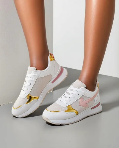 Royalfashion Sieviešu sportiskās kedas ar spīdumu Berilane